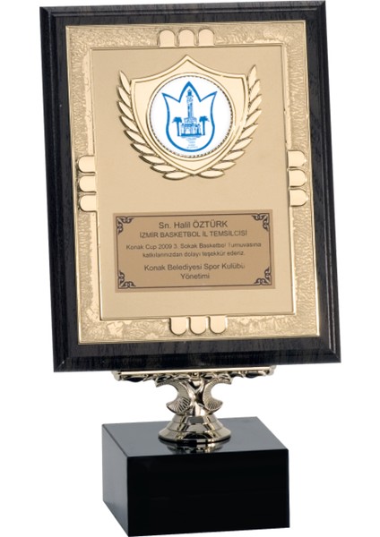 - Ahşap Plaketler - PL-026 A - 18X24 cm