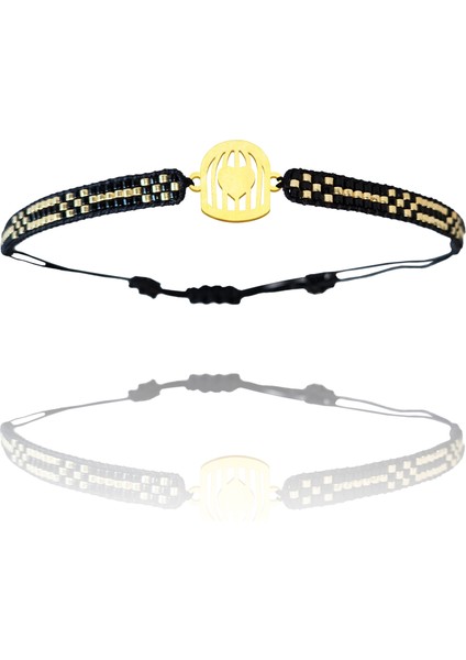 Altın Bileklik Model 7 Kalp G7B147 0.5 gr