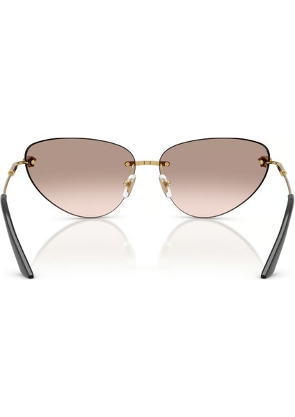 Versace VE 2281 10028Z 64 Kadın Çekik Gold Metal Güneş Gözlüğü fırsatları