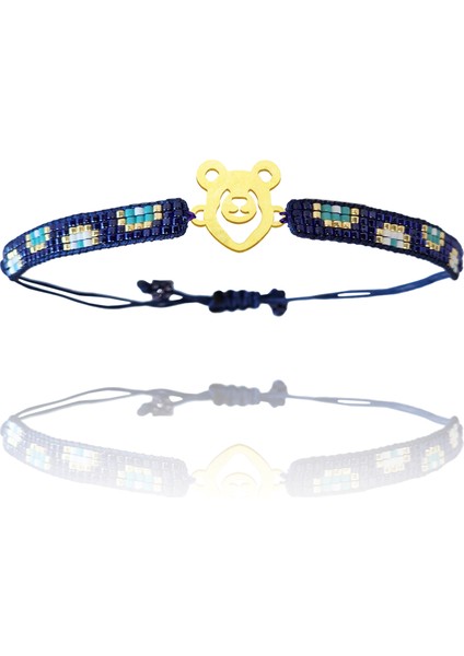 Altın Bileklik Model 10 Ayı G10B40 0.5 gr