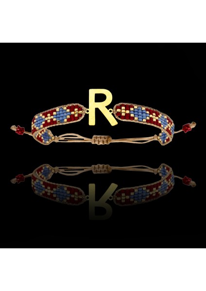 Altın Bileklik Model 1 Harf R G1B732 0.5 gr
