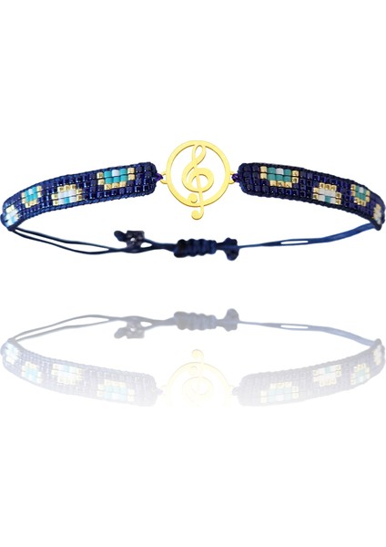 Altın Bileklik Model 10 Müzik Notası G10B1204 0.5 gr