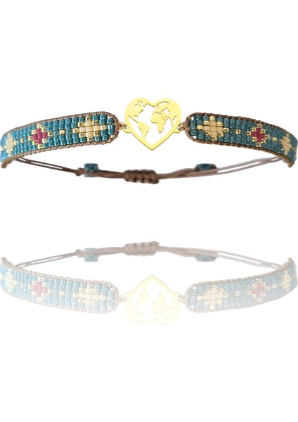 Altın Bileklik Model 6 Dünya G6B1037 0.5 gr modelleri