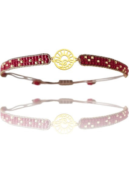 Altın Bileklik Model 5 Güneş G5B378 0.5 gr