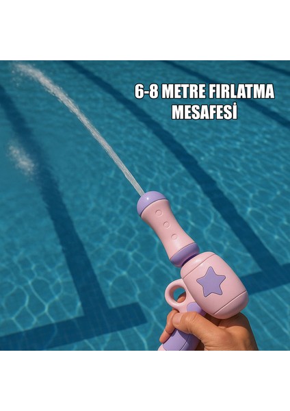 Sırt Çantalı Sırta Takılabilen Pompalı Su Tabancası 2000ML Kapasite