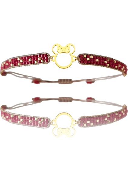 Altın Bileklik Model 5 Mickey Mouse G5B74 0.5 gr