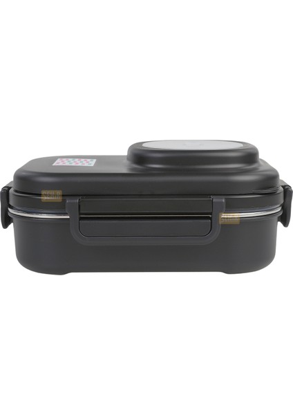 Bento 1100ML Lunchbox Yeni Koleksiyon Tek Katlı 3 Bölmeli Kaseli Çelik Sefer Tası Yemek Kutusu