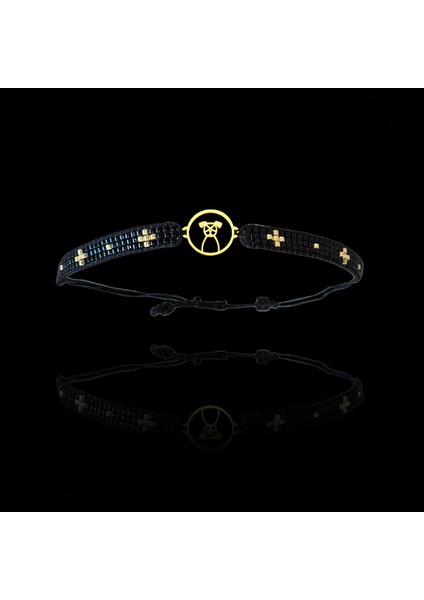 Altın Bileklik Model 9 Yavru Köpek G9B466 0.5 gr