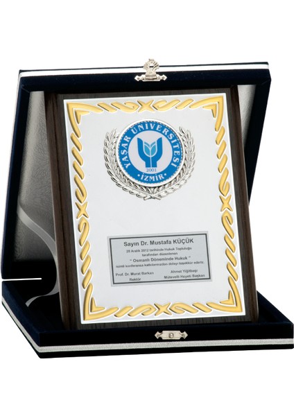 - Ahşap Plaketler - PL-021 B - 15X20 cm