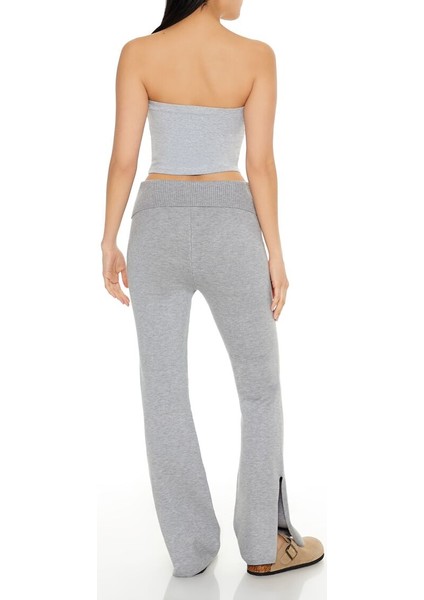 Rhinestone Triko Pantolon