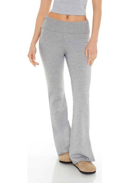 Rhinestone Triko Pantolon fırsatları