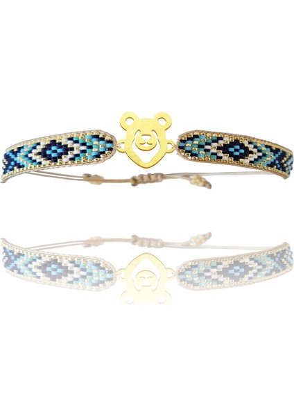 Altın Bileklik Model 4 Ayı G4B40 0.5 gr