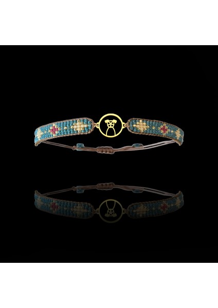 Altın Bileklik Model 6 Yavru Köpek G6B466 0.5 gr