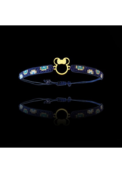 Altın Bileklik Model 10 Mickey Mouse G10B74 0.5 gr