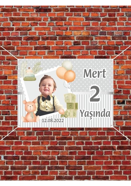 Kişiye Özel 193 Temalı Doğum Günü Branda Afişi Arkaplan Süslemesi