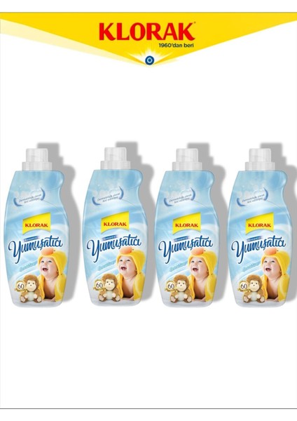 Yumuşatıcı Sensitive 1440 Ml. 60 Yıkama (4 Adet)