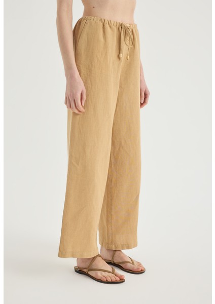 %100 Keten Pantolon fırsatları