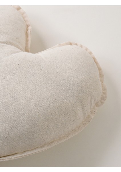 Kalpli Balon Yastık Yıkanmış Keten Bej 43X45 cm modelleri