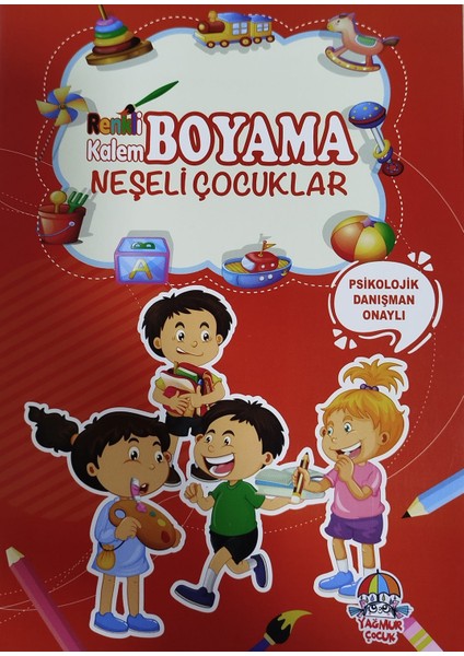 Renkli Kalem Boyama / Çocuklar - Türkan Ada Kömürcü