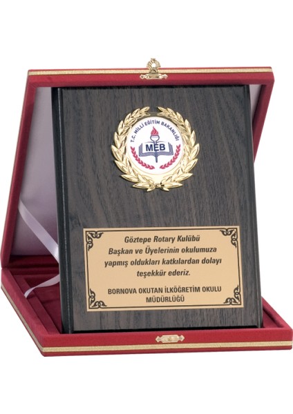 - Ahşap Plaketler - PL-013 A - 18X24 cm