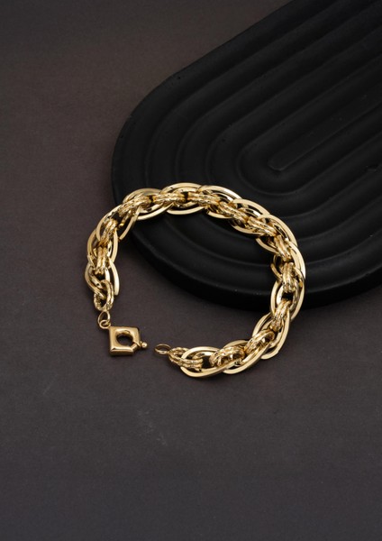 Kalemli 14 Ayar Altın Halka Bileklik modelleri