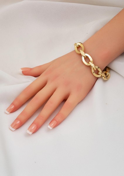 Versage Halkalı 14 Ayar Altın Taşsız Bileklik fiyatları