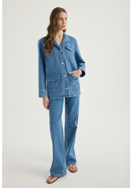 Regular Fit Denim Ceket fırsatları