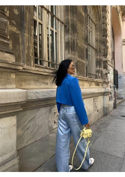Atlas Crop Ceket - Saks