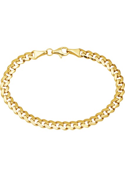 Klasik Gurmet 14 Ayar Taşsız Altın Bileklik