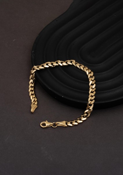 Klasik Gurmet 14 Ayar Taşsız Altın Bileklik modelleri