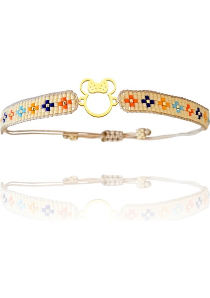 Altın Bileklik Model 3 Mickey Mouse G3B74 0.5 gr