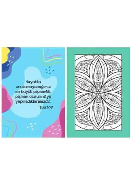 Tarihsiz Motivasyon Ajandam Stickerlı Spiralli 17X24 cm Kod:08 indirimleri