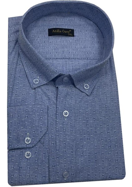 Büyük Beden Klasik Erkek Gömlek 7321 fiyatları