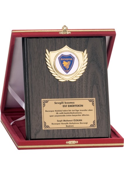 - Ahşap Plaketler - PL-009 A - 18X24 cm