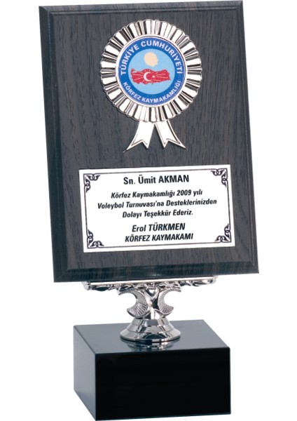 - Ahşap Plaketler - PL-008 B - 15X20 cm