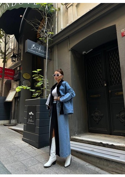 Chanel Garnili Kot Mont - Siyah