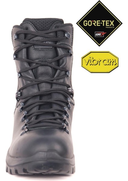 Moraıne Gtx -Siyah (Hakiki Deri, Su Geçirmez Soğuk İklim Askeri Bot)