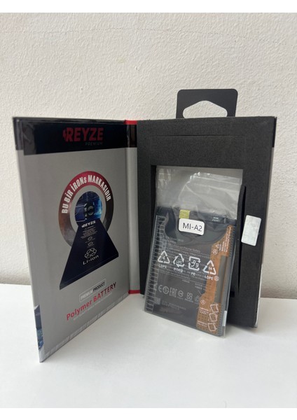 Reyze Mi A2 BN36 Batarya 2910 mah devre koruma güçlendirilmiş