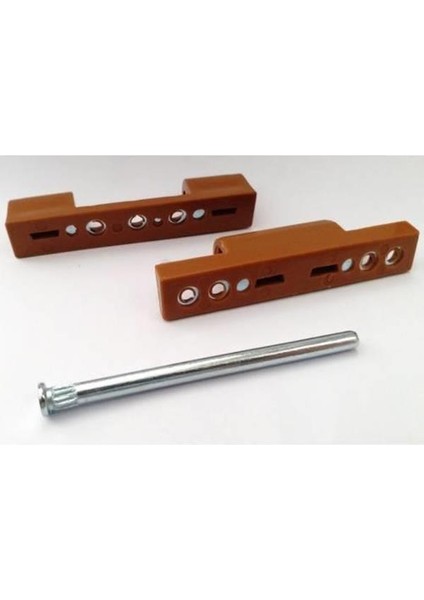 Kahverengi Pvc Doğrama Menteşesi 90MM Içi Tam Çelik