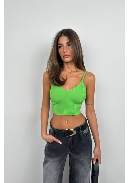 V Yaka Crop Bluz