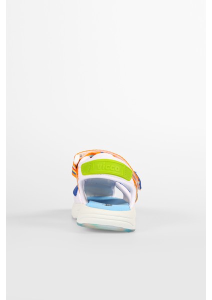 Flow Iı Hafif Erkek Bebek Beyaz/saks Mavi Sandalet