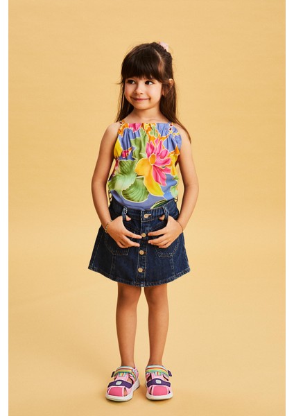 Flow Iı 332.B24Y.202 Kız Çocuk Sandalet Pembe 22-25