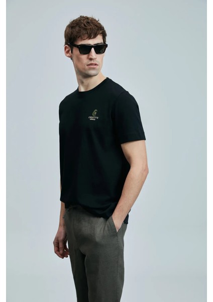 Olıvıa Modern Grafik T- Shirt Siyah 111020263 indirimleri