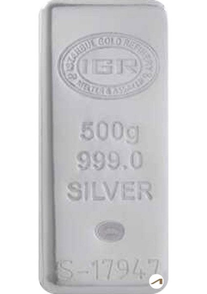 500 gr Gümüş Külçe