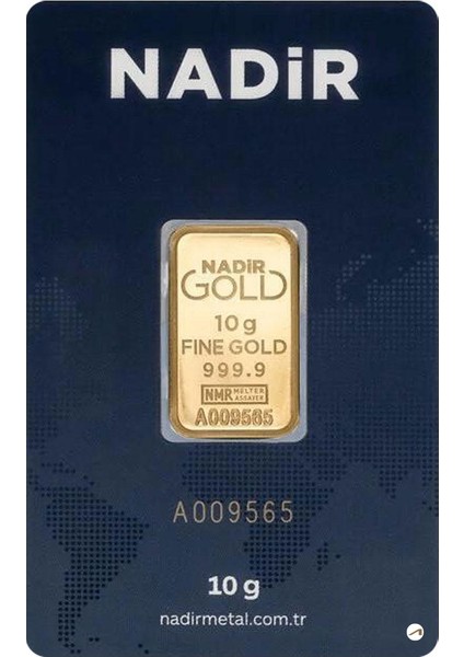 10 gr 24 Ayar 999.9 Milyem Nadirgold Gram Altın