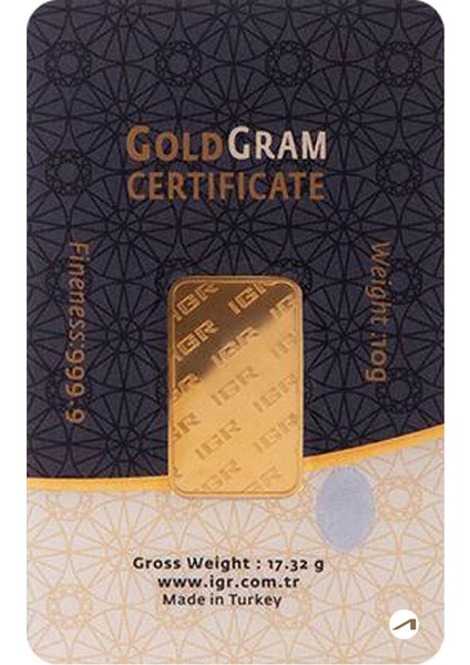 10 gr 24 Ayar Gram Altın