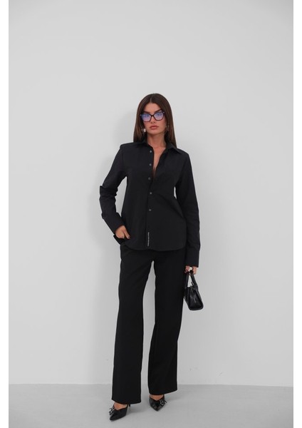 Vatkalı Oversize Gömlek
