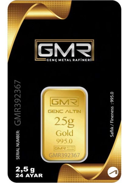 2.5 gr 24 Ayar Gmr Gram Altın