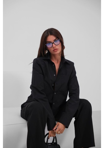 Vatkalı Oversize Gömlek