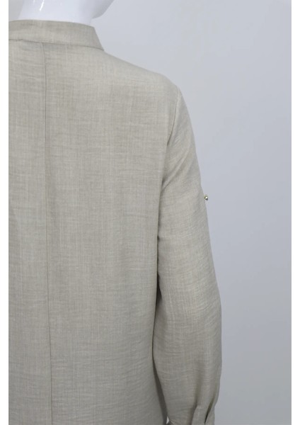 Fistan Store Kadın Taş Düz Spor Kesim Rahat Kalıp Hakim Yaka Büyük Beden Yazlık Tunik fırsatları